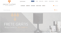 Desktop Screenshot of decorlumen.com.br