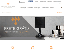 Tablet Screenshot of decorlumen.com.br